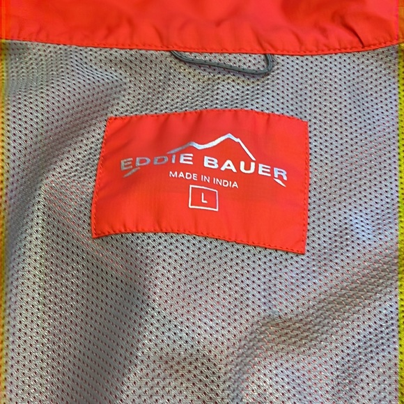 Eddie Bauer Windbreaker Red Large - Picture 9 of 10